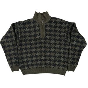 Willi Wear Women‎ Pullover Long Sleeve 1/4 Zip Sweater Sz L